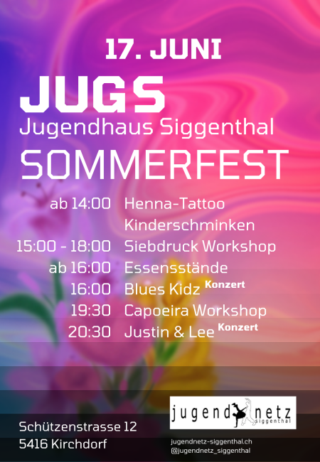 JUGS-Sommerfest definitiv